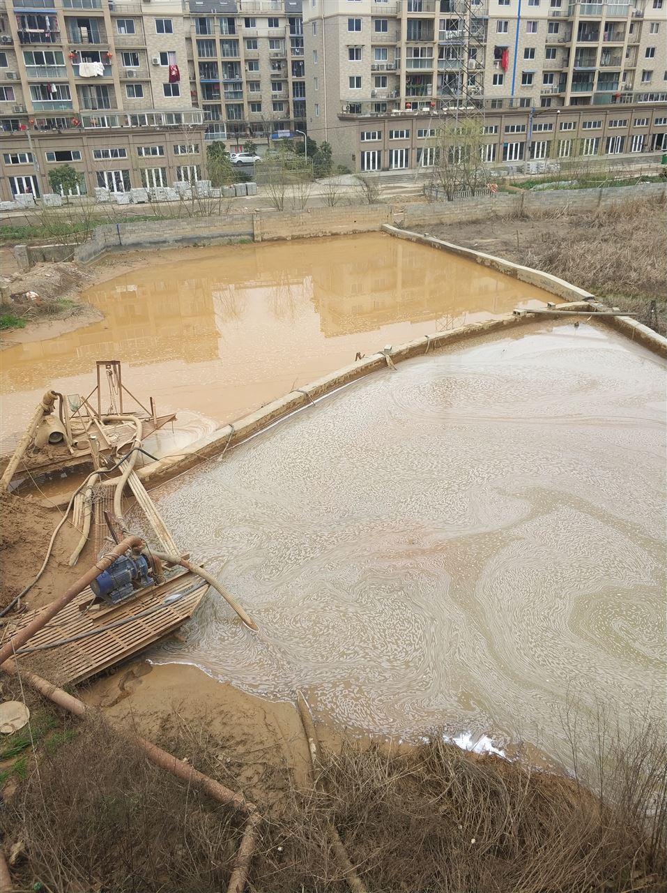 谢家集沉淀池淤泥清理-厂区废水池淤泥清淤