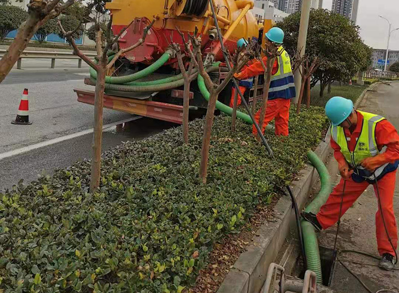 谢家集市政管道清淤